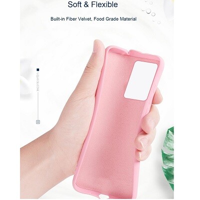 Силиконовый чехол с защитой камеры Silicone Case синий для Huawei Honor 10X Lite(2)