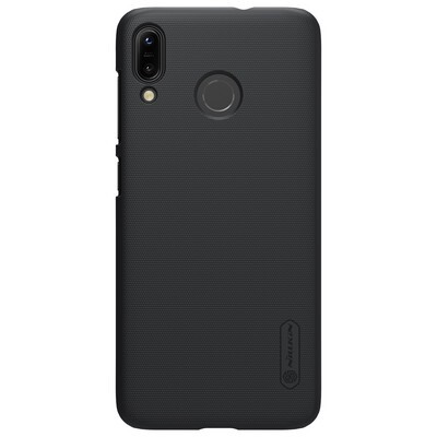 Пластиковый чехол с пленкой Nillkin Super Frosted Shield Черный для Asus ZenFone Max M1 ZB555KL(1)