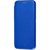 Чехол-книга на основе из силикона Book Case синий для Samsung Galaxy A31