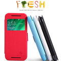 Полиуретановый чехол Nillkin Fresh Series Red для HTC One M8 mini(#2)