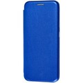 Чехол-книга на основе из силикона Book Case синий для Samsung Galaxy A31(#1)