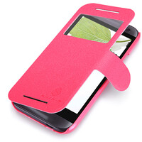 Полиуретановый чехол Nillkin Fresh Series Red для HTC One M8 mini