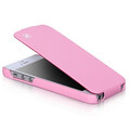 Кожаный чехол HOCO Duke leather case Pink для Apple iPhone 5/5s/SE(#1)