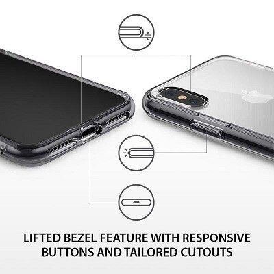 Защитный бампер Ringke Fusion Series прозрачный для Apple iPhone XS Max(4)