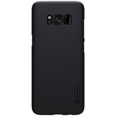 Пластиковый чехол с подставкой Nillkin Super Frosted Shield Black для Samsung G950F Galaxy S8(1)