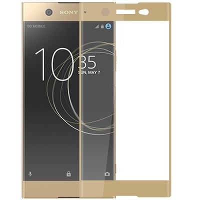 Защитное стекло Aiwo Full Screen Cover 0.33 mm Gold для Sony Xperia XA1(1)