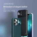 Силиконовая накладка Nillkin CamShield Leather Case Черная для Apple iPhone 13 Pro Max(#8)