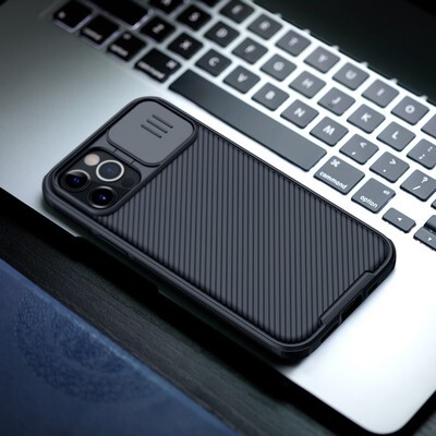 Чехол-накладка Nillkin CamShield Pro Синяя для Apple iPhone 12 Pro Max(4)