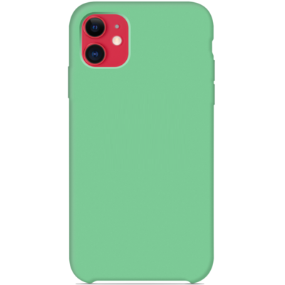 Силиконовый чехол мятный для Apple iPhone 11(3)
