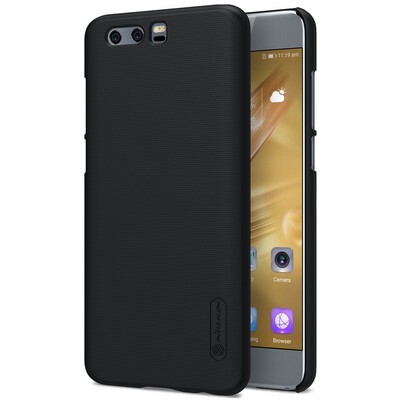 Пластиковый чехол с пленкой Nillkin Super Frosted Shield Black для Huawei Honor 9(3)