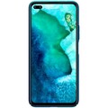 Пластиковый чехол с подставкой Nillkin Super Frosted Shield Синий для Huawei Honor V30 / Honor V30 Pro(#2)