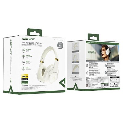 Беспроводные накладные наушники с активным шумоподавлением ACEFAST H4 ANC wireless headset(4)