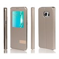 Полиуретановый чехол Usams Muge Series Gold для Samsung G925F Galaxy S6 Edge(#4)