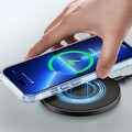 Противоударный чехол IPAKY Magsafe Crystal Series прозрачный для Apple iPhone 15 Pro Max(#4)