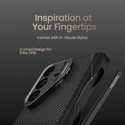Магнитная накладка со стилусом и подставкой Nillkin CarboProp Magnetic Case with S Pen для Samsung Galaxy Z Fold 7(9)