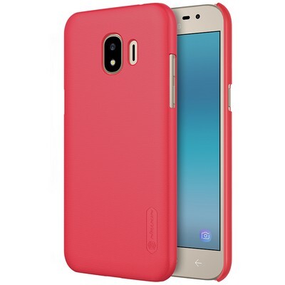 Пластиковый чехол с подставкой Nillkin Super Frosted Shield Красный для Samsung Galaxy J2 (2018)(3)