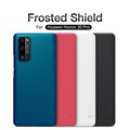 Пластиковый чехол с подставкой Nillkin Super Frosted Shield Черный для Huawei Honor 30 Pro(#5)