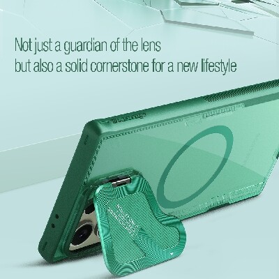 Магнитная накладка Nillkin Iceblade Prop Magnetic Case Черная для Samsung Galaxy S24 Ultra(5)