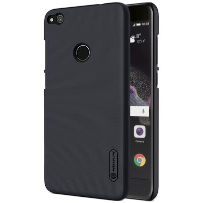 Пластиковый чехол с пленкой Nillkin Super Frosted Shield Black для Huawei P8 Lite 2017(3)
