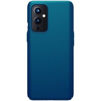 Пластиковый чехол с подставкой Nillkin Super Frosted Shield Синий для OnePlus 9