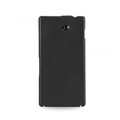 Кожаный чехол Sipo V Series Black для Sony Xperia M2 Dual S50h(#2)
