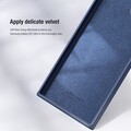 Силиконовая накладка Nillkin CamShield Silky Silicone Case Синяя для Samsung Galaxy S23 Ultra(#4)