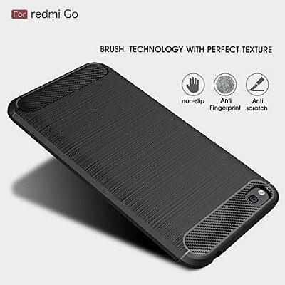 Защитный чехол UniCase Carbon черный для Xiaomi Redmi Go(3)