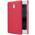 Пластиковый чехол с пленкой Nillkin Super Frosted Shield Red для Nokia 3(#3)