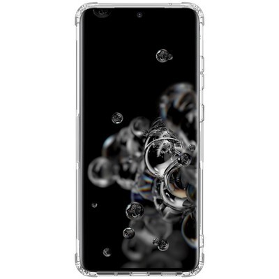 Силиконовый чехол Nillkin Nature TPU Case Прозрачный для Samsung Galaxy S20 Ultra(2)