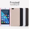 Пластиковый чехол с пленкой Nillkin Super Frosted Shield Gold для Huawei Honor 6 Plus(#4)