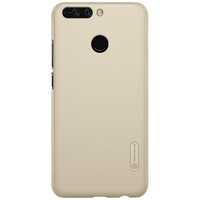 Пластиковый чехол с пленкой Nillkin Super Frosted Shield Gold для Huawei Honor 8 Pro\ Honor V9