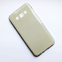 Силиконовый чехол Becolor Grey 0.6mm для Samsung Galaxy E7