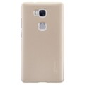 Пластиковый чехол с пленкой Nillkin Super Frosted Shield Gold для Huawei GR5/ Honor 5X(#1)