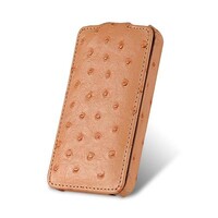 Чехол Melkco Leather Case Ostrich Pattern Orange для Samsung i9100 Galaxy S2