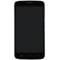 Пластиковый чехол с пленкой Nillkin Super Frosted Shield Black для TCL 3N (M2M)(#2)