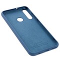 Силиконовый чехол Silicone Case синий для Huawei P40 Lite E\ Honor 9C(#2)