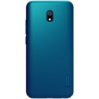 Пластиковый чехол с подставкой Nillkin Super Frosted Shield Синий для Xiaomi Redmi 8A
