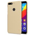 Пластиковый чехол с пленкой Nillkin Super Frosted Shield Золотой для Huawei Y7 Prime (2018)\ Honor 7C Pro(#3)