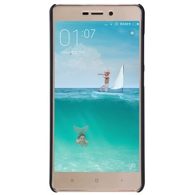 Пластиковый чехол с пленкой Nillkin Super Frosted Shield Black для Xiaomi RedMi 3 Pro/RedMi 3S(2)
