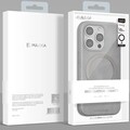 Силиконовый чехол накладка Puloka Exclusive External MagSafe Series черный для Apple iPhone 15 Pro Max(#6)