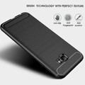 Защитный чехол UniCase Carbon черный для Samsung J4 Plus (2018)(#4)