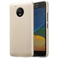 Пластиковый чехол с пленкой Nillkin Super Frosted Shield Gold для Motorola Moto G5(#3)