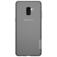 Силиконовый чехол Nillkin Nature TPU Case Grey (Серый) для Samsung A530F Galaxy A8 (2018)