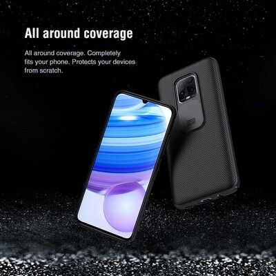 Чехол-накладка Nillkin CamShield черная для Xiaomi Redmi 10X 5G ( 10X Pro 5G)(5)