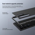 Пластиковый чехол Nillkin Super Frosted Shield Pro Черный для Samsung Galaxy S24 Ultra(#4)