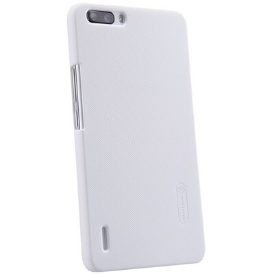 Пластиковый чехол с пленкой Nillkin Super Frosted Shield White для Huawei Honor 6 Plus(3)