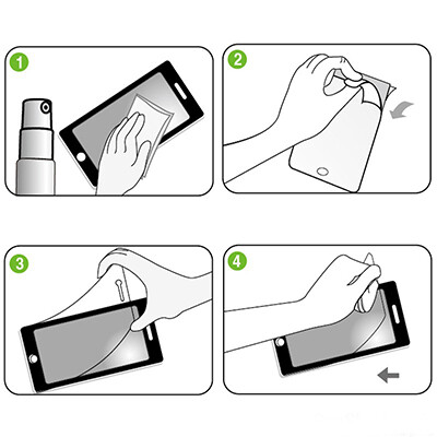 Защитная пленка Ainy глянцевая для Samsung N9100 Galaxy Note 4(2)