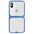 Чехол бампер Nillkin Crystal Series Синий для Apple iPhone Xs(#1)