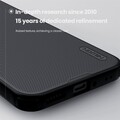 Пластиковый чехол с пластиной Magsafe Nillkin Super Frosted Shield Pro Magnetic Case черный для Xiaomi 15T(#8)