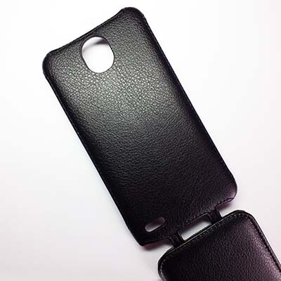 Кожаный чехол Armor Case Black для Lenovo IdeaPhone S890(4)
